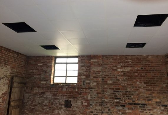 Professional dropped ceiling installation